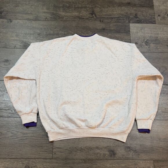 Vintage 90s Prairie Mountain Montana Hummingbird Grandma Sweatshirt Made USA XL - Picture 5 of 7